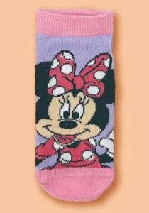 Disney Minnie Mouse Socks 16-18cm(6-7in) - Comfy for Kids - Daiso Japan - Picture 1 of 3