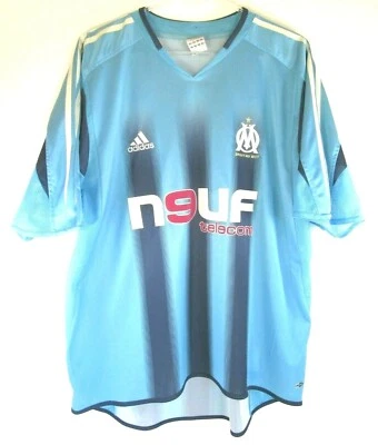 Maillot Football Olympique de Marseille OM 2004-2005 Away Adidas XL Luyindula - Photo 1/4