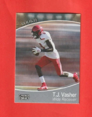 2021 Sage Premier Draft SILVER  #148 T.J. Vasher TEXAS TECH - Image 1 of 2