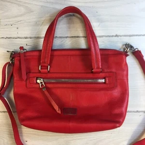 Fossil Dawson Satchel Crossbody Bag Leather Shoulder Bag , Handbag - Picture 1 of 7