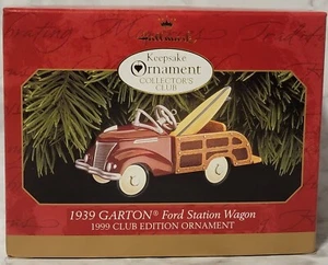 Hallmark Keepsake 1999 Exclusive Club Ornament '39 Ford Station Wagon - Bild 1 von 4