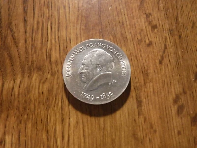 GERMANY DDR 20 MARK 1969 HIGH GRADE SILVER COIN (T504) - Image 1 of 2