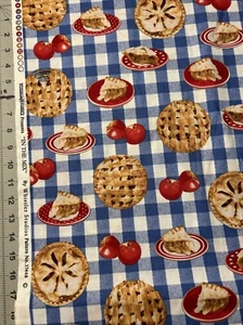 IN THE MIX Apple Pies Whistlers Studios Windham Cotton Fabric 1/2 Yard New - Picture 1 of 2
