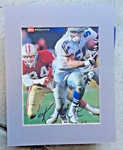 KEN NORTON JR signed DALLAS COWBOYS 8X10 photo Matted w/COA - Picture 1 of 1