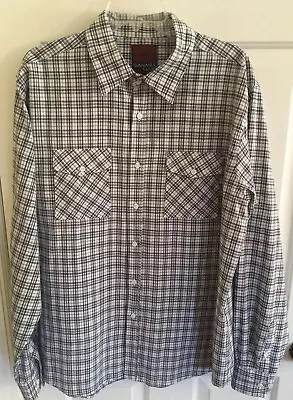 Sahara Club Long Sleeve Casual Mens Plaid Shirt Size XL - Image 1 of 4