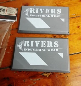 KNEE PADS x 2 - HEAVY DUTY FOAM - RIVERS BRAND Suitable for HARD YAKKA TROUSERS. - Picture 1 of 5