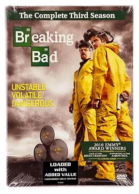Breaking Bad: The Complete Third Season (DVD, 2010) Bryan Cranston New & Sealed - Image 1 of 4