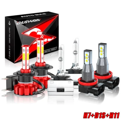 Faro antiniebla Hi Lo LED/HID para Hyundai Azera 2013-2017 6x H7+D1S+H11 Foto 1 de 4