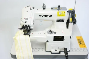 Tysew TY-501-1 máquina de coser industrial con inhibidor ciego mesa de ahorro de espacio - Imagen 1 de 5
