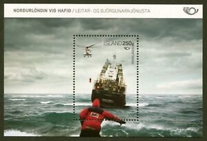 Iceland Scott# 1126, Sea Rescue & Ship, 2012 Souvenir Sheet, VF/XF MNH No Faults