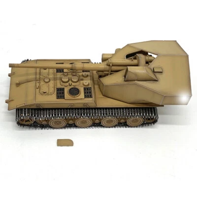 Vehículo de combate antitanque pesado alemán 1/72 E-100Wt modelo tanque amarillo Foto 1 de 4