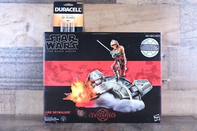 Centro de mesa Star Wars serie negra LUKE SKYWALKER iluminado estatua con baterías Foto 1 de 4
