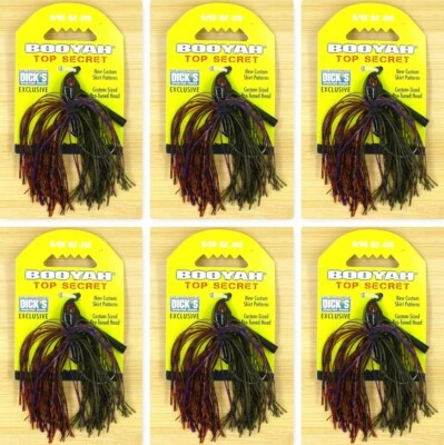 (6) Plantilla Top Secret Booyah Bait Company 9/16 PB&J/Púrpura BYTSJ9654 Nueva Foto 1 de 3