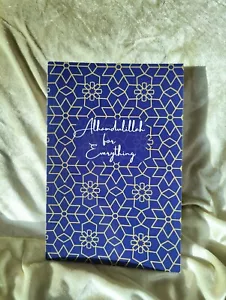 Islamic Notebook Women Floral Muslim Gift Wedding Birthday Ladies Journal Blue - Picture 1 of 1