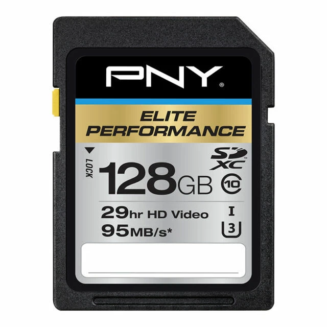 PNY Elite Performance 128GB Class 10 - SDXC Memory Card - (PSDX128U395GE) - Image 1 of 1