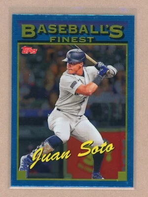 2024 Topps Finest Juan Soto What If 1993 Prototype #93-9 - New York Yankees - Image 1 of 2