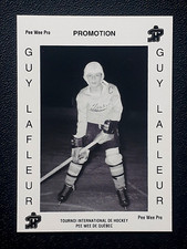 GUY LAFLEUR PROMO CARD 1992 QUEBEC PEE WEE INTERNATIONAL TOURNAMENT NO P1  35525