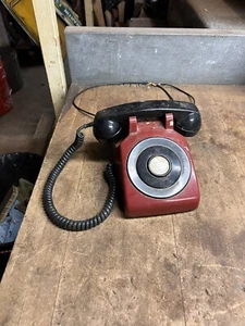 Klingelanlage Western Electric 500 rot & schwarz Telefonzentrale Hotline Feuerwehrtelefon - Bild 1 von 19