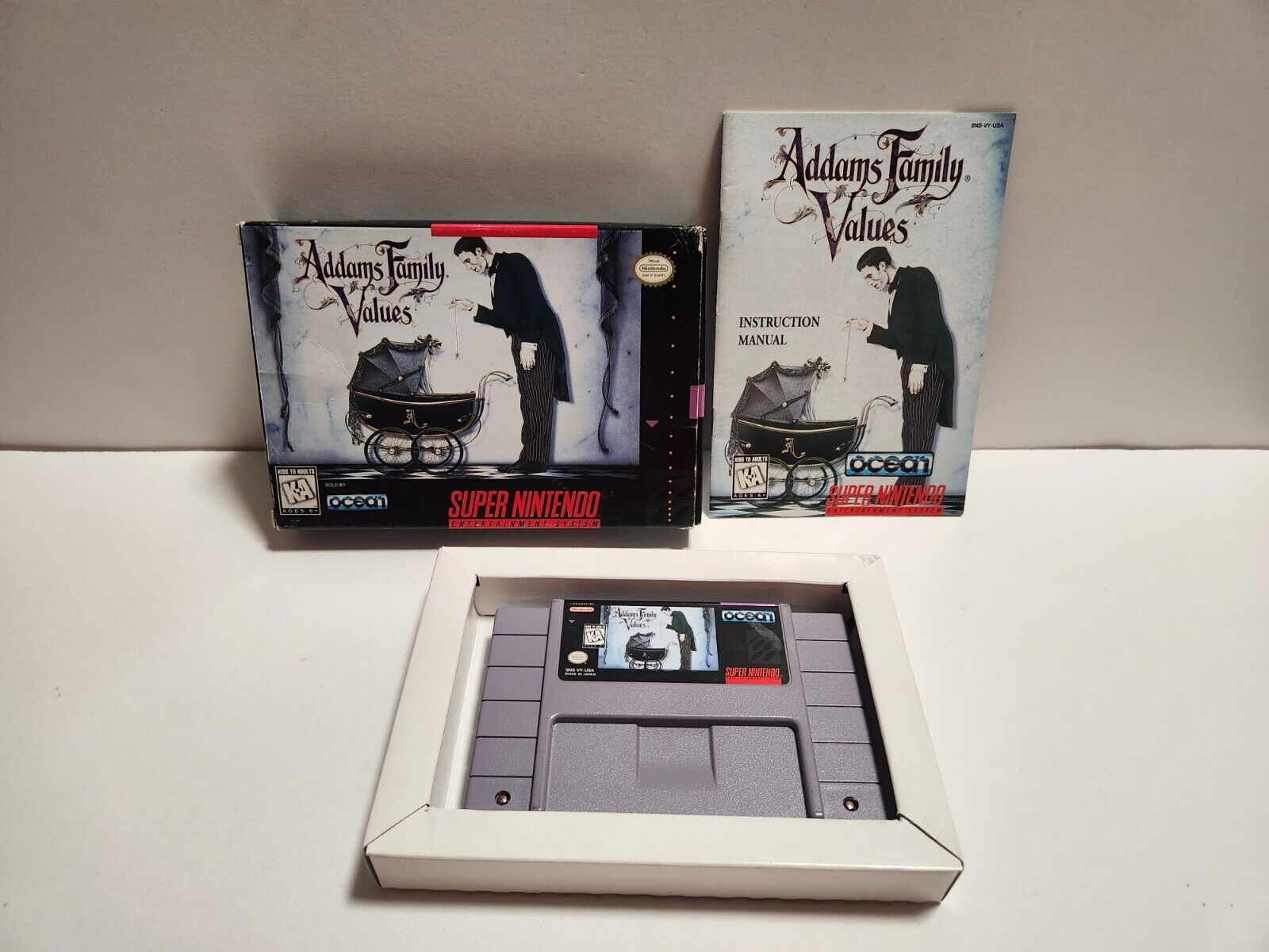 Addams Family Values (Super Nintendo) SNES Complete TESTED