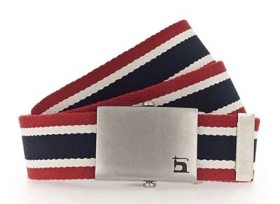 H.I.S cinturón 40mm Ribbon Belt W110 Red / Nightblue - Imagen 1 de 2