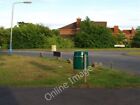 Photo 6x4 Litter bin by the roundabout at the junction of Royal West Kent c2009