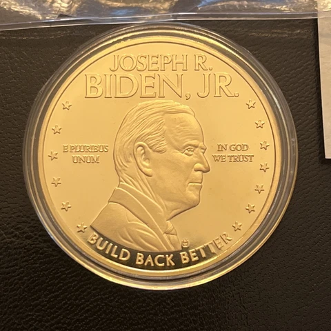 JOE BIDEN - SOUL OF THIS NATION COMMEMORATIVE COIN PROOF VALUE $99.95 Cover