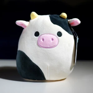 Neu Squishmallows Kellytoy 7,5 Zoll Connor die Kuh Plüschtier mit Etikett - Bild 1 von 4