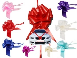 XXL Geschenkschleife + 7 Meter Band Geburtstag,Hochzeit,Auto schleifen Deko NEU - Bild 1 von 13