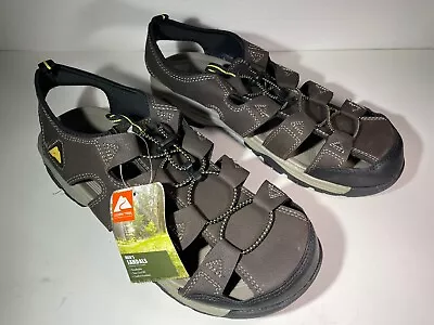 Ozark Trail Closed Toe Brown Adjustable Comfort Sock Rugged Outsole Size 12 NOS - Image 1 of 4