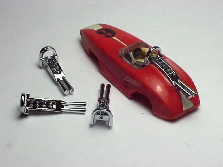 T-JET GRAN PRIX RACER PIPES. NEW INJECTION MOLDED - Image 1 of 1