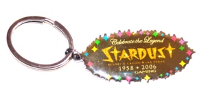 vintage STARDUST RESORT AND CASINO METAL KEYCHAIN TAG - Picture 1 of 8