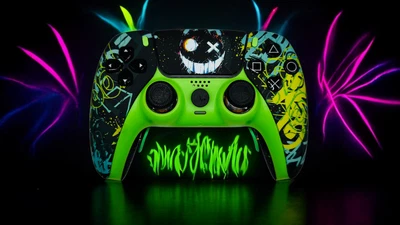 PS5 eXcluziv3 Gaming Controller Smiley-X Edition ähnl. Scuf, AIMKings TMR-Sticks