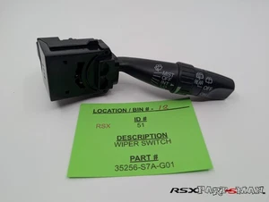 ACURA RSX Honda 35256-S7A-G01 WIPER Switch Assembly, Wiper - Picture 1 of 7