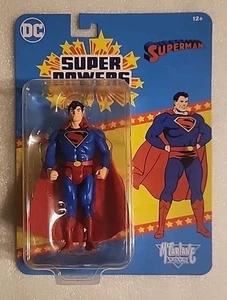 DC Super Powers Mcfarlane Toys Modellino SUPERMAN Fleischer Suit 5" - Foto 1 di 2