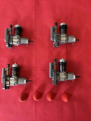 New (4)  Cox .049 Sure Start Die -Cast W/ extra Items For Model Airplane Engine - Image 1 of 4
