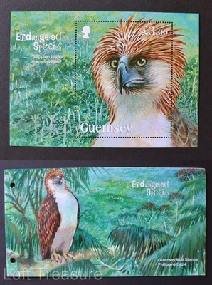 Guernsey Stamps: "Endangered Species - Philippine Eagle" Presentation Pack 2016 - Image 1 of 4
