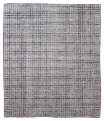 Alfombra oriental tradicional de seda 8'2" x 9'8" con telar a mano Foto 1 de 4