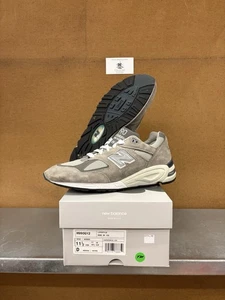 CLEAN New Balance 990v2 Men's Made in USA NBY M990GY2 Size 11.5 Grey” WORN ONCE - Picture 1 of 7