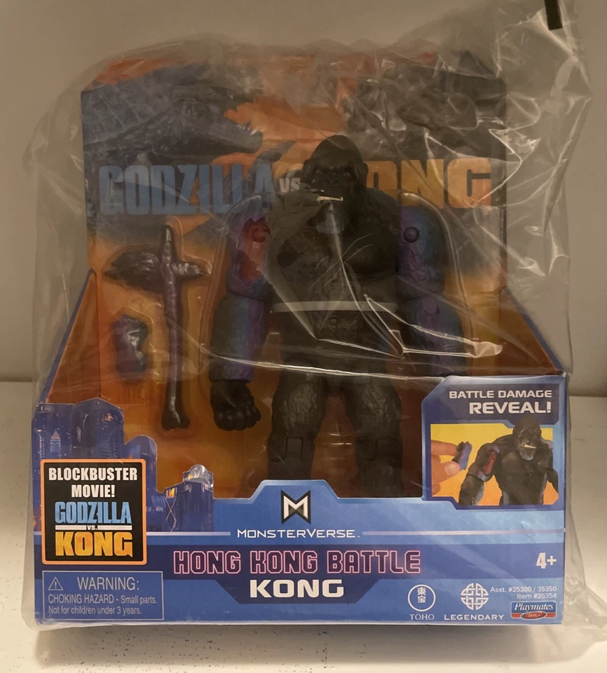 Godzilla VS Hong Kong Battle Monsterverse Playmates Toy Figure 2021 Movie