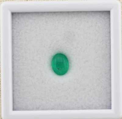 Esmeralda suelta cabujón colombiano natural de 1,02 quilates Foto 1 de 3