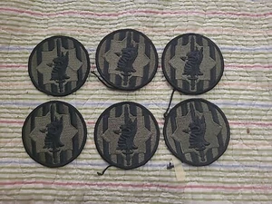 US Army 89th Military Police MP Brigade Subdued Patch Fort Hood Texas Lot of 6 - Picture 1 of 2