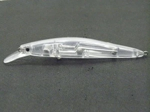 Señuelo de pesca wLure 10 cuerpos de señuelo de pececillos en blanco 4 1/2 pulgadas sin pintar UPM673 - Imagen 1 de 6