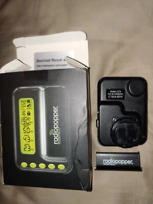CAJA ABIERTA RadioPopper Jr 2 Transmisor #890115 PROBADO, Excelente Estado, EE. UU. Foto 1 de 4