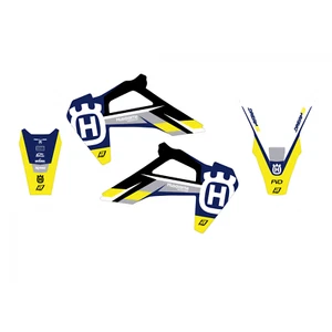 Kit de Pegatinas Gráficos Husqvarna Te TC Fe FC 125 250 300 350 450 2019-2023 - Imagen 1 de 2