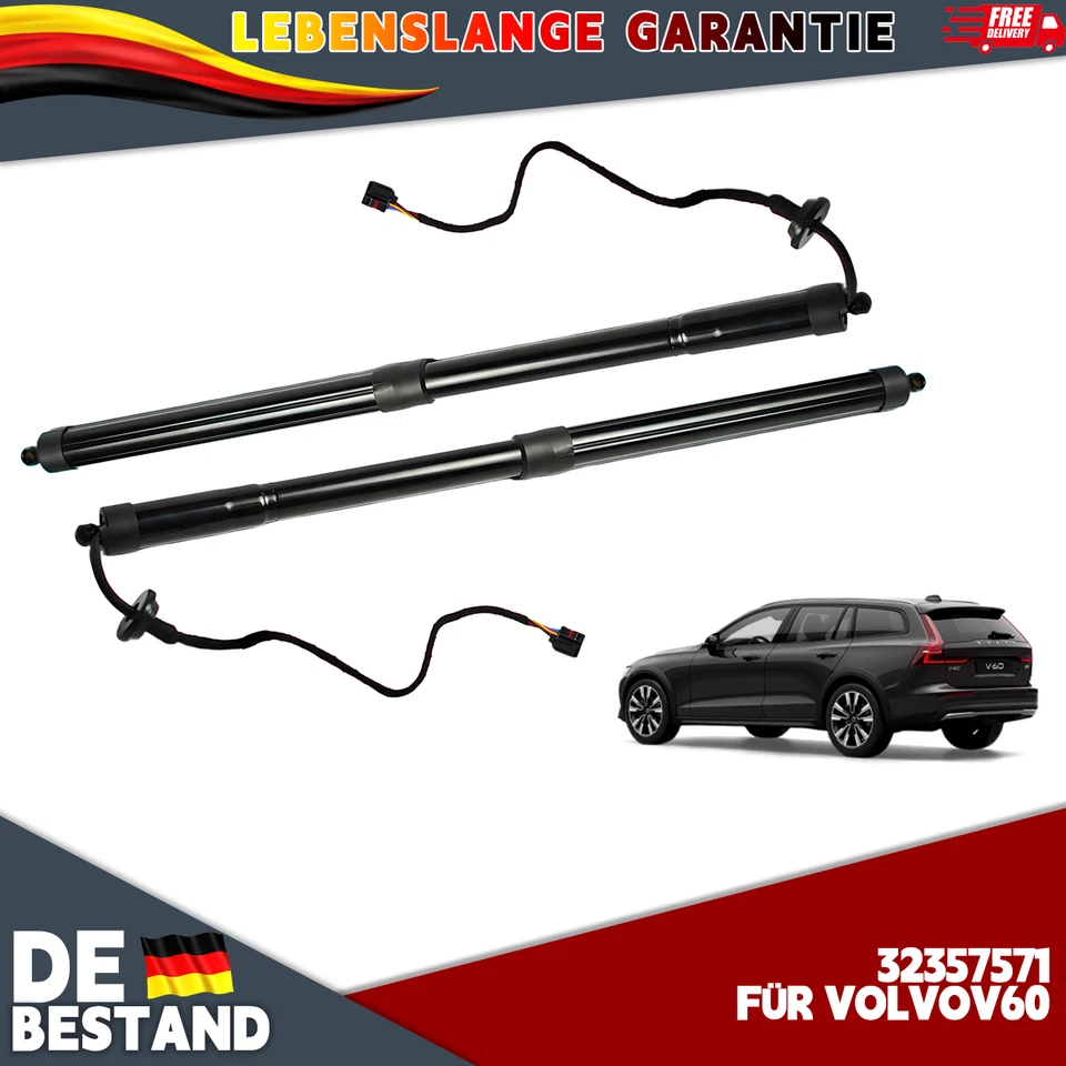 L+R Electric GAS SPRING TAILGATE LIFT VOLVO V60 II Gen. 2018+ 32357571 DE - Image 1 of 4