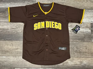 San Diego Padres Fernando Tatis Jr #23 Brown Jersey All Stitched Adult Medium - Picture 1 of 7