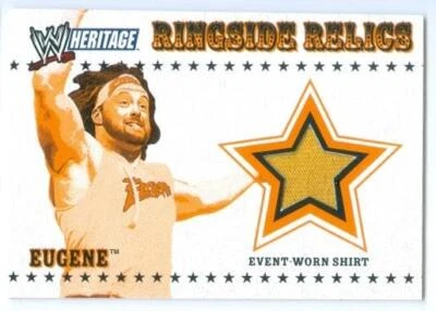 EUGENE "RINGSIDE RELICS EVENT WORN MEMORABILIA CARD" TOPPS WWE HERITAGE 2005 - Image 1 of 2