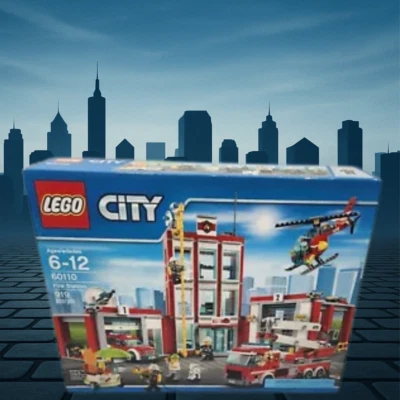 Lego City: Fire Station (60110) New Sealed Retired - Image 1 of 4