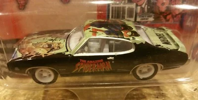 Pontiac GTO 1969 Spider Man #4 White Lightning Johnny Lightning 🔥🚙 Foto 1 de 2