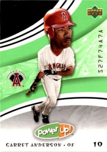 2004 Upper Deck Baseball Power Up! [BB10] #18 Garrett Anderson - Angels